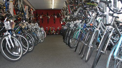 Rockland Bicycles stocks over 150 bikes
