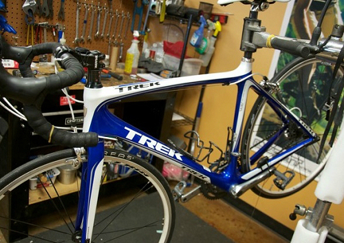 Rockland Bicycles repair department